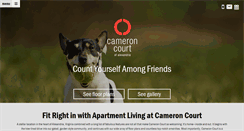 Desktop Screenshot of cameroncourtalexandria.com